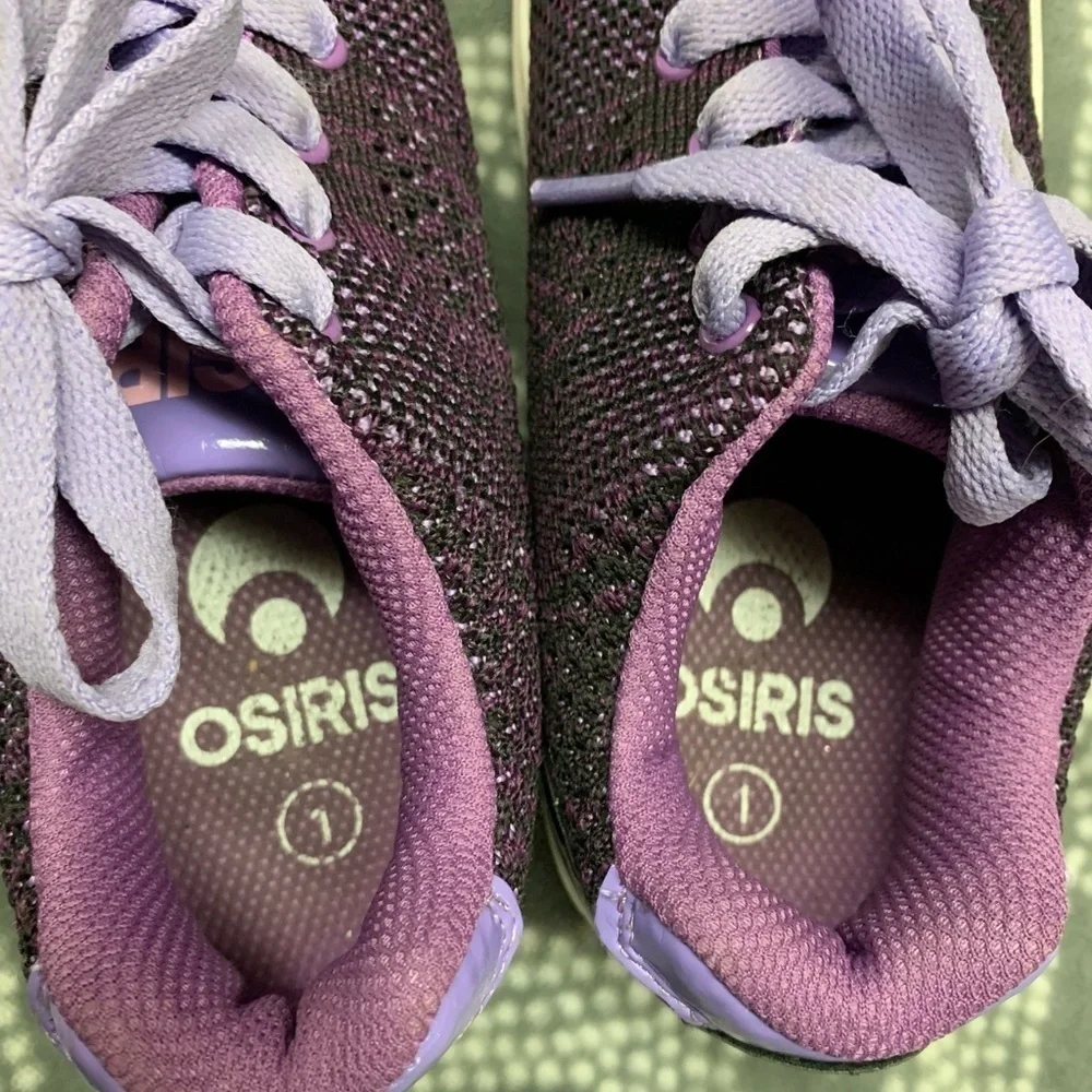 Girls Osiris purple lt coletta‎ lace up sneakers